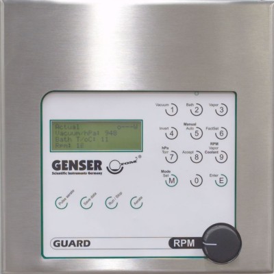 PILOTVAP Rotary Evaporator User Interface GUARD Genser